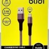 BUDI lightning Charging Cable (5V/2.4A), Nylon Braided,2 meter/6FT