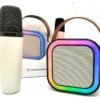 Portable Karaoke Machine with 1 Wireless Microphones, Bluetooth 4.0, USB Charging